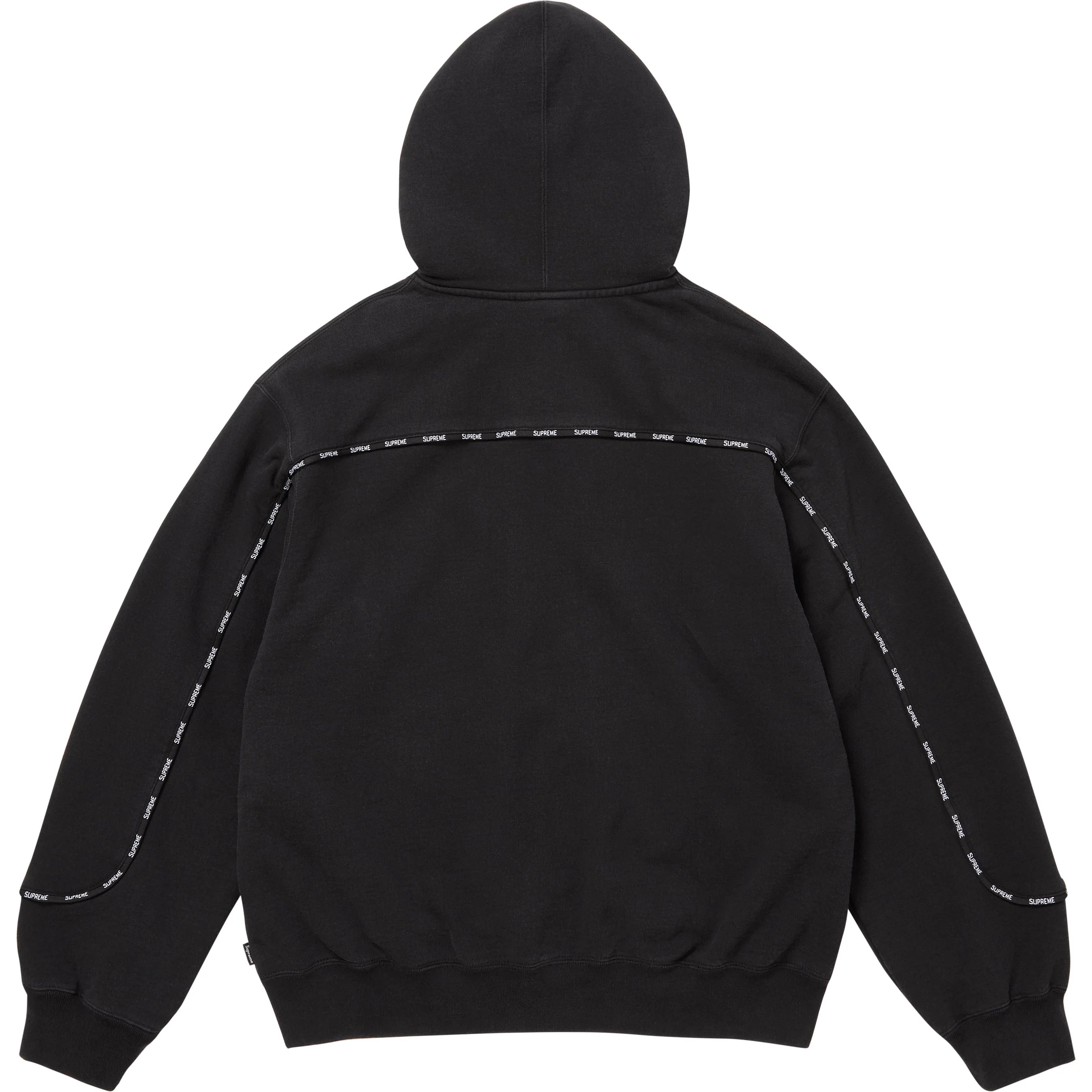 Piping Zip Up Hooded Sweatshirt view 8